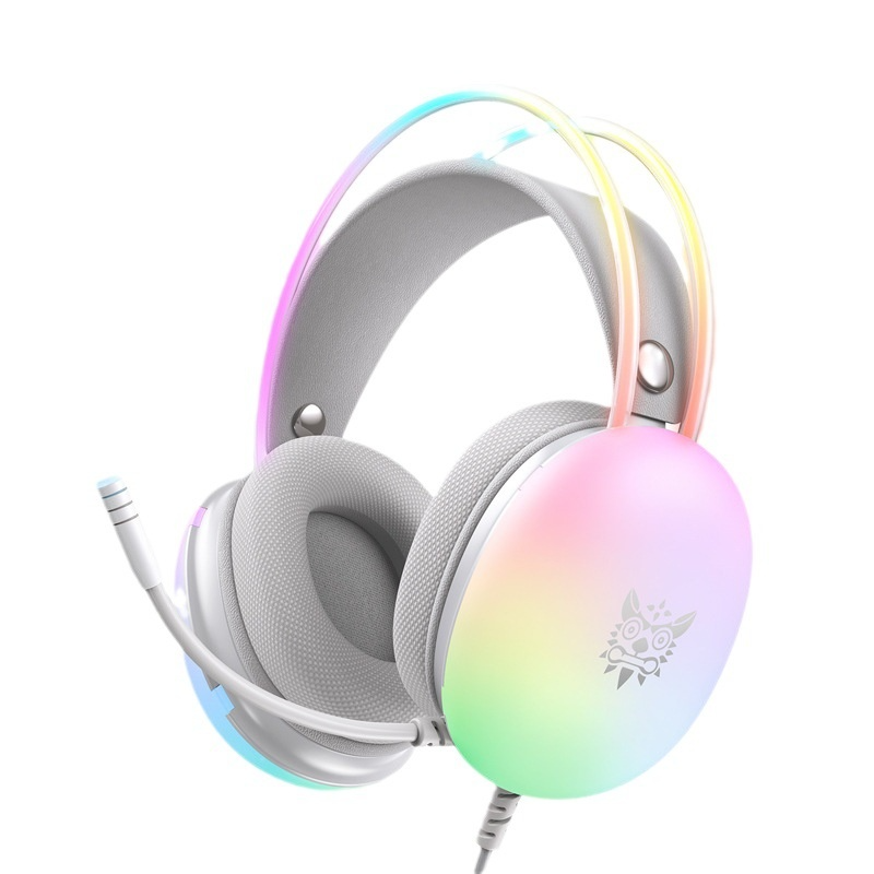 RGB Gaming Headset with Noise-Canceling Mic