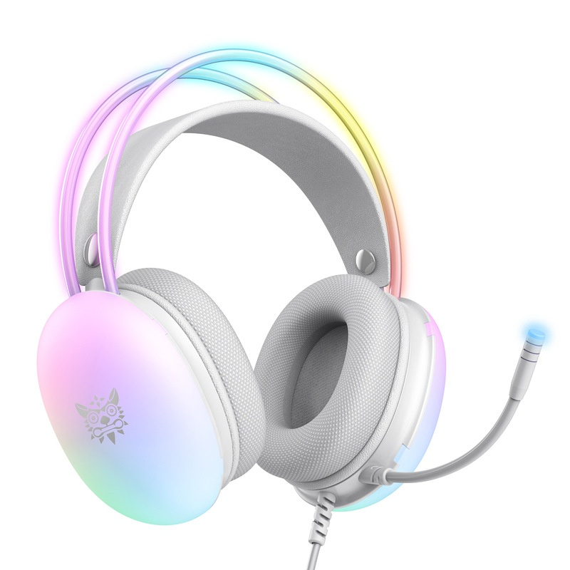 RGB Gaming Headset with Noise-Canceling Mic