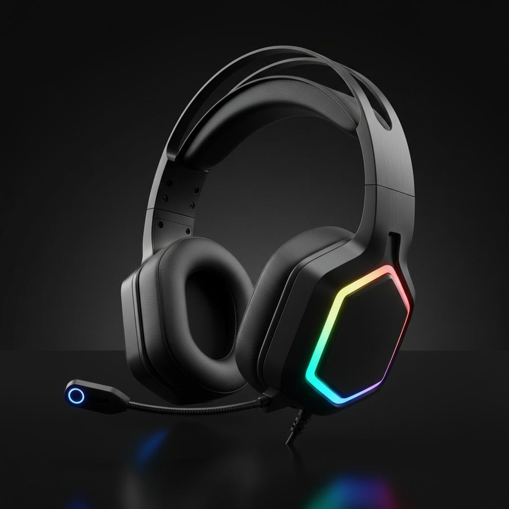 RGB Gaming Headset - Black