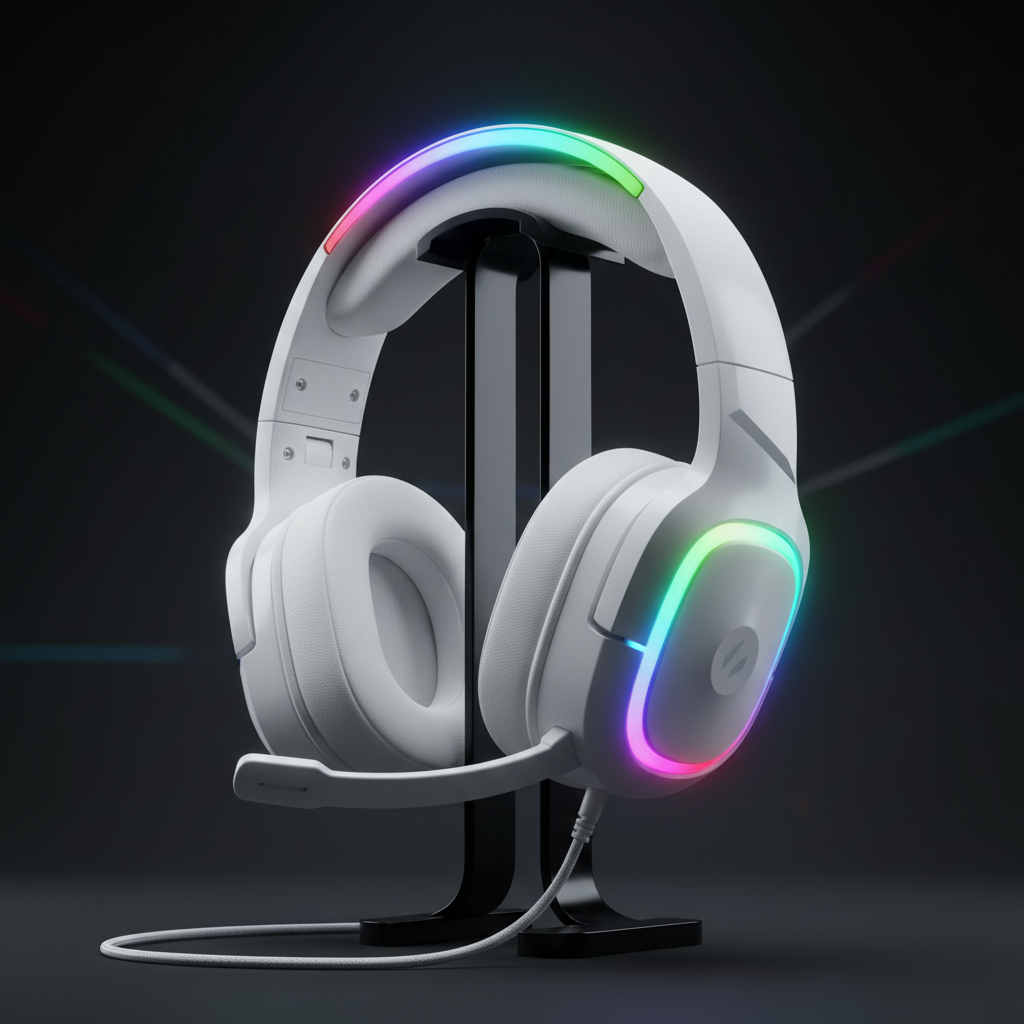 RGB Gaming Headset - White